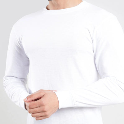 Urban Connection Men's Crew Round Neck Long Sleeve Jersey Shirt